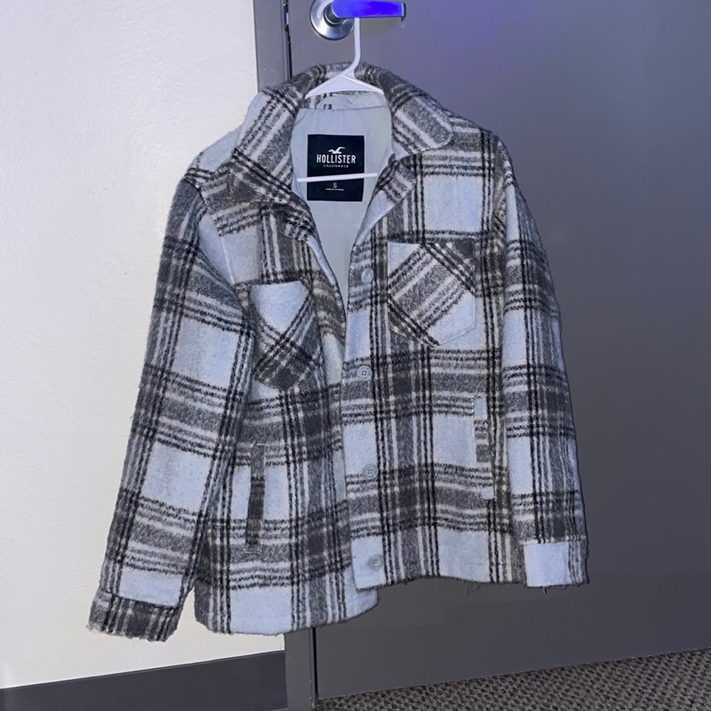 Oversized flannel jacket